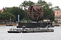 IllumiNations barge and Earth Globe