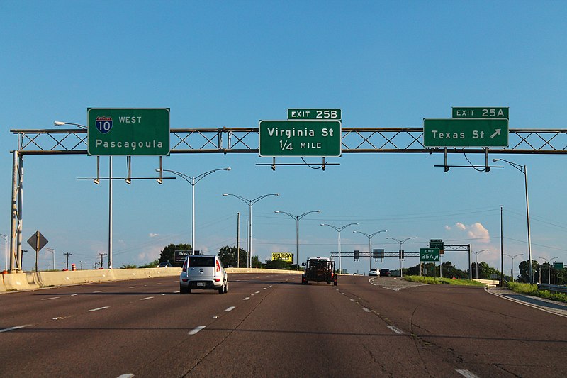 File:Int10wRoadAL-Exit25A-TexasStMobile (26103759588).jpg