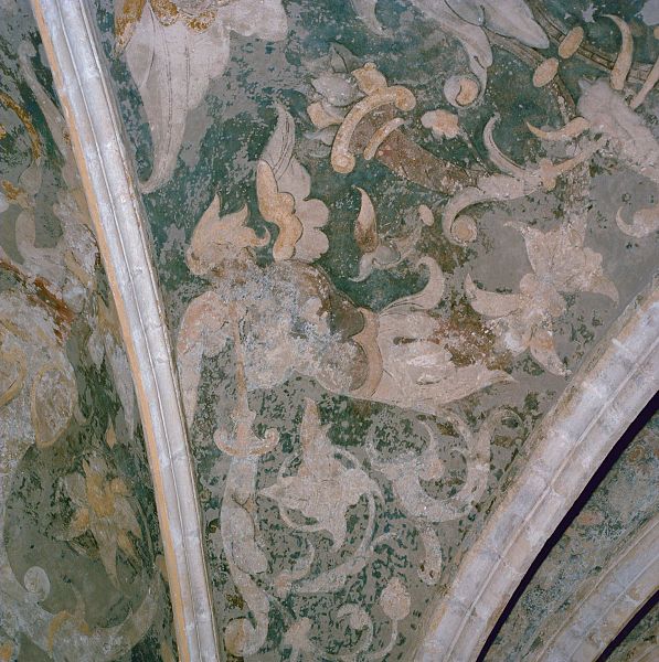 File:Interieur Prinsenkapel, detail gewelfschildering, tijdens restauratie - Breda - 20362747 - RCE.jpg