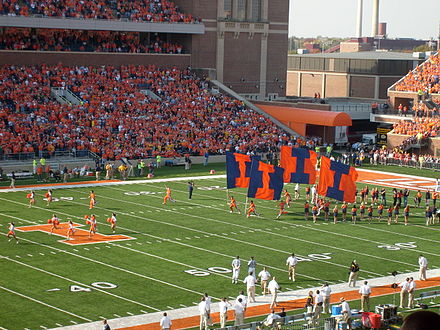 The game was held in Champaign, Illinois at Memorial Stadium