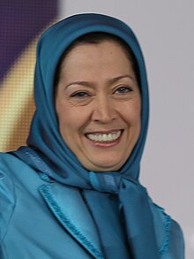 Iran - Iranian Gathering - Villepinte -All For Freedom – Paris June 2014 - Maryam Rajavi - MEK - PMOI (4) (14625524773) (cropped) (2).jpg