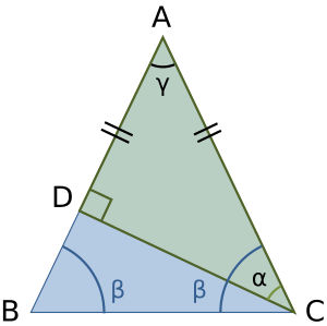 Isosceles triangle made of right triangles.svg