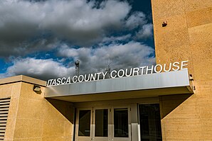 The Itasca County Courthouse in Grand Rapids