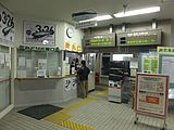 駅舎内（JR江差線時代、2016年3月25日）