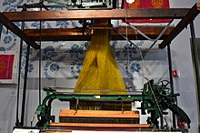 A Jacquard machine at the museum Jacquard loom nmih 3.jpg