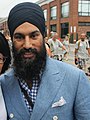 Ahli politik Sikh-Kanada Jagmeet Singh memakai serban