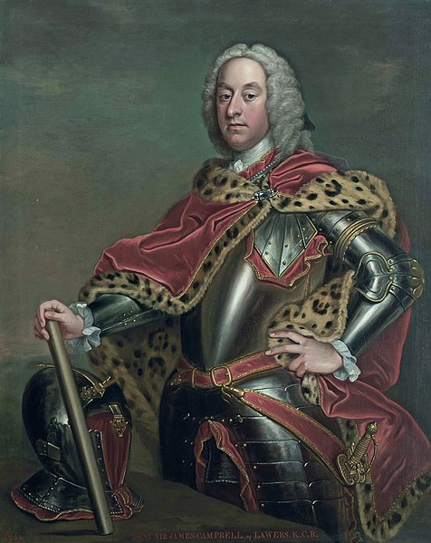 James Campbell of Lawers, (1690-1745), colonel of the Scots Greys and commander of the Allied cavalry in Flanders