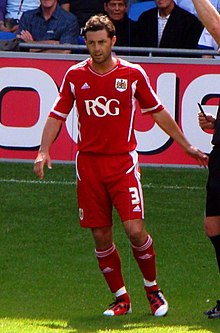 McAllister playing for Bristol City in 2011 Jamie McAllister.jpg