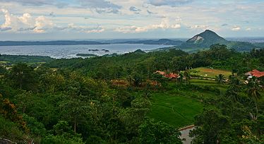 Jatiluhur viewed from Mount Parang