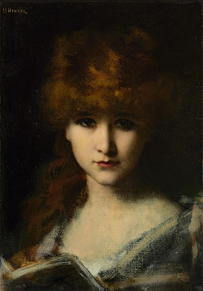 File:Jean Jacques Henner - Fille avec le livre (Head Girl).jpg