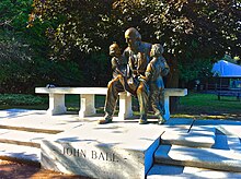 Statue of John Ball in Grand Rapids. John Ball - Grand Rapids.JPG