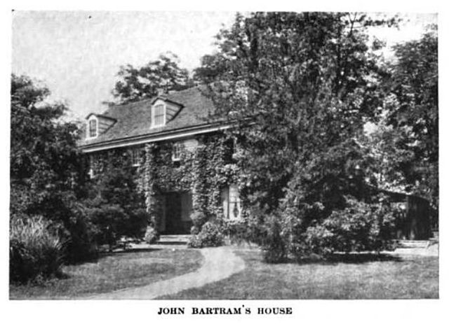House of John Bartram located in Philadelphia, Pennsylvania, circa 1919