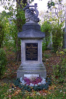 Joseph Lanner, Grabstätte auf dem Wiener Zentralfriedhof