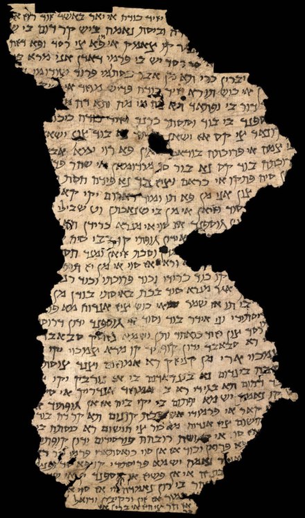 Late 8th century Judeo-Persian document found at Dandan Uiliq