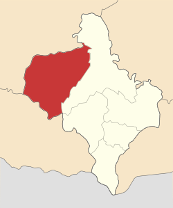 卡卢什区在伊万诺-弗兰科夫斯克州的位置
