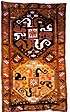 Malibayli kichik guruhining Qorabog 'gilamchasi. Shushaning Malibayli qishlog'i, 1813. Manba: IRS-Nasledie jurnali № 2-3 (14-15), Moskva 2005 yil, p. 97.