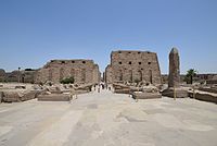 tribune of the quay of Karnak