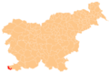 Locator map of Piran municipality