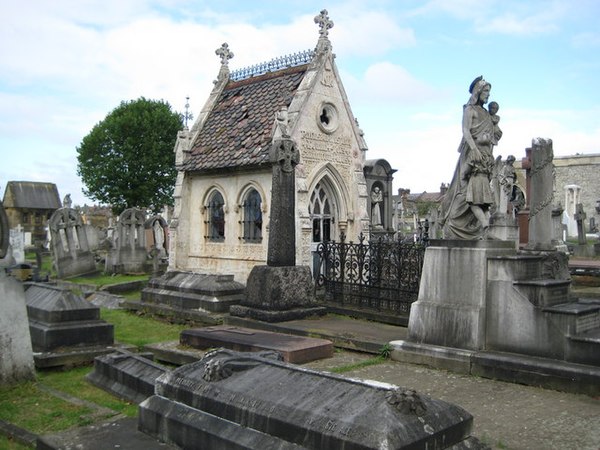 The Misa Mausoleum, built in 1870 for Manuel Misa y Bertemati, the Conde De Bayona and Marques De Misa