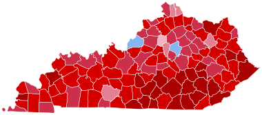Kentucky Presidential Election Results 2016.svg
