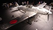 岐阜かかみがはら航空宇宙博物館で所蔵されることになった三式戦闘機二型（2018年5月撮影）