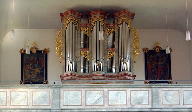 Orgel von St. Nikolaus in Geldersheim (Bayern)