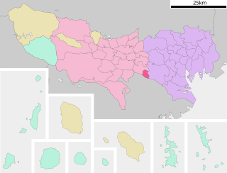 狛江市位置図