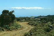 Blick von der Halbinsel Rodopos zu den Lefka Ori