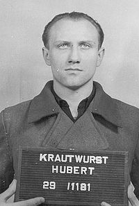 Hubert Krautwurst i amerikansk fångenskap år 1947.