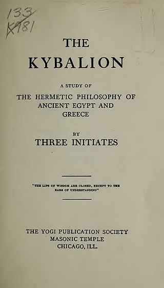 <i>The Kybalion</i> Modern Hermetic tract