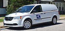 USPS-operated minivan serving in the LLV's role LLV replacement.jpg
