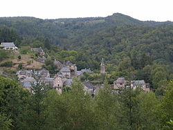 Skyline of La Roche-Canillac