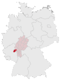 Localização de Rheingau-Taunus na Alemanha