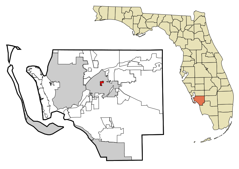 File:Lee County Florida Incorporated and Unincorporated areas East Dunbar Highlighted.svg