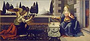 Леонардо да Винчи Благовештение 98 × 217 см