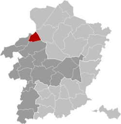 Leopoldsburg Limburg Belgium Map.svg