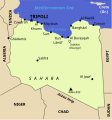 Map of Libya