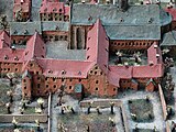 Plan-relief de Tournai du "Palais des Beaux Arts".- Lille. Ces Collections, de maquettes, ont été décidée en 1701. Elles furent créées pour le roi Louis XIV, dans le cadre de la stratégie militaire.