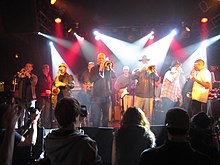 Liquid Soul during their 20th Anniversary Show at the Double Door, January 2013 Liquid Soul 20th Anniversary Show Stage.jpg