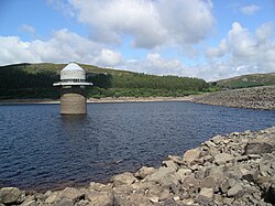 Llyn Celyn Damm und Turm w.JPG