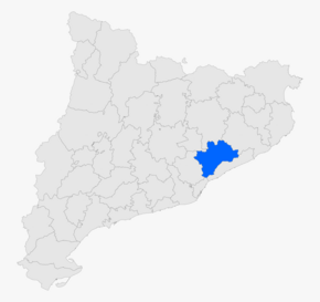 Poziția localității Vallès Oriental