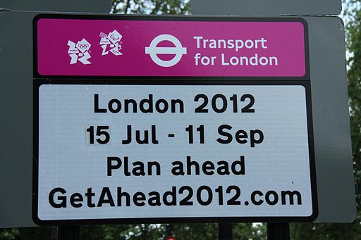 London 2012 Olympics - Road Signs