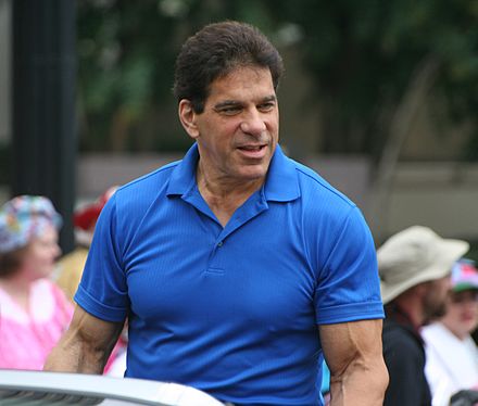Lou Ferrigno (seen in 2009) was signed by the WBF in 1991, but never competed in any events.