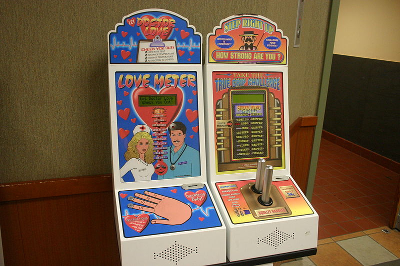 Love Tester Carnival Machine - Arcade Party Rental Classic