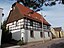 Half-timbered house No. 9 at Willi-Dolgner-Strasse in Mötzlich (Halle/Saale, Saxony-Anhalt)