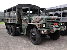 KM-25 (6X6) Truck of the Combat Service Support Brigade of the Philippine Marine Corps M35 6x6 Truck - Marines(A).jpg