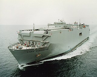 MV <i>Cape Washington</i> (T-AKR-9961) Cape W-class roll-on/roll-off