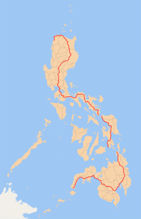 Pan-Philippine Highway: Jalan di Filipina