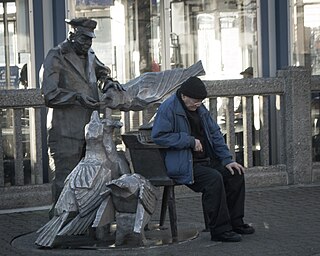 <i>Ivar Feeding the Gulls</i> Sculpture in Seattle, Washington, U.S.