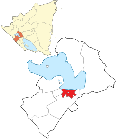 Managua Department with Managua highlighted.svg